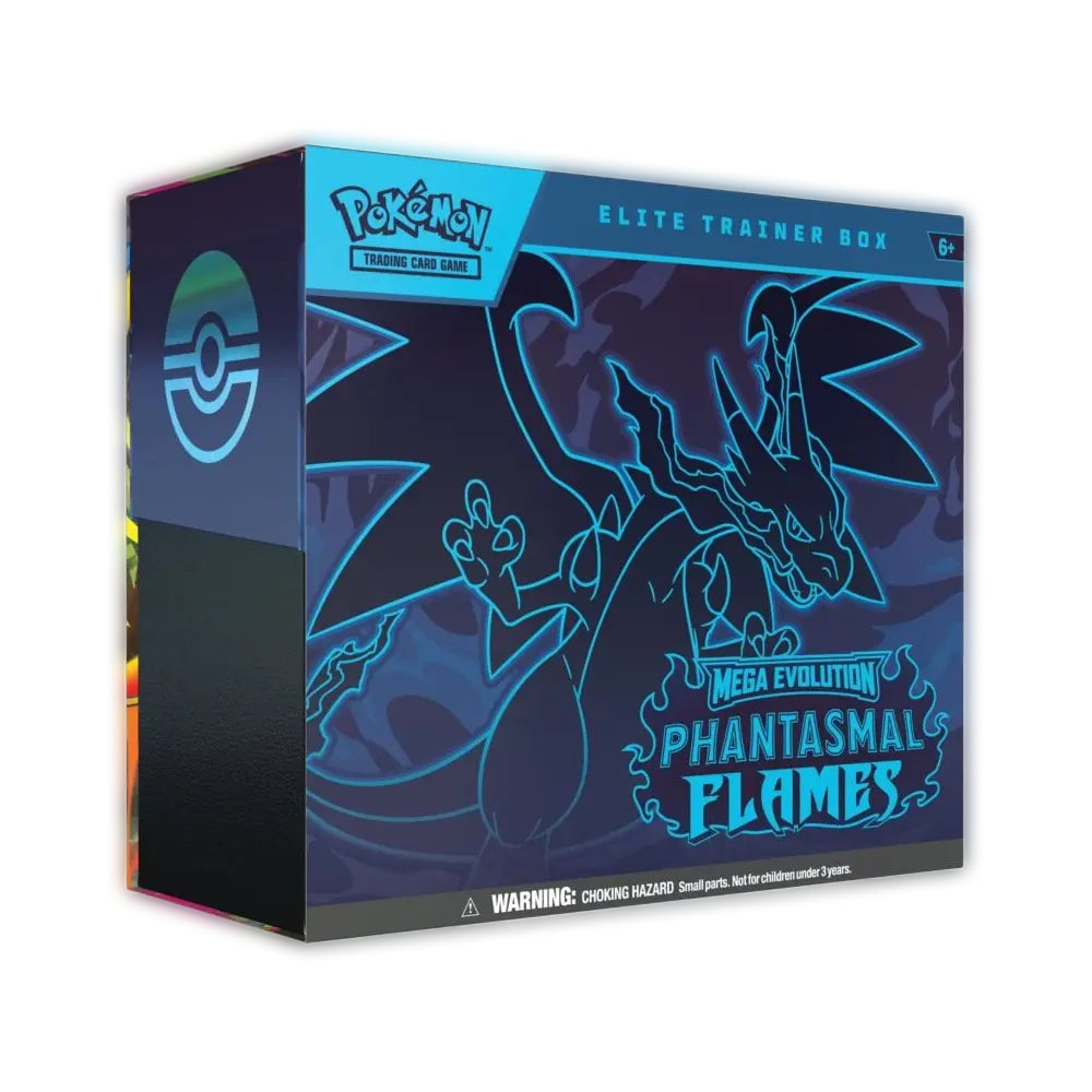 Pokémon Phantasmal Flames Elite Trainer Box voorkant verpakking