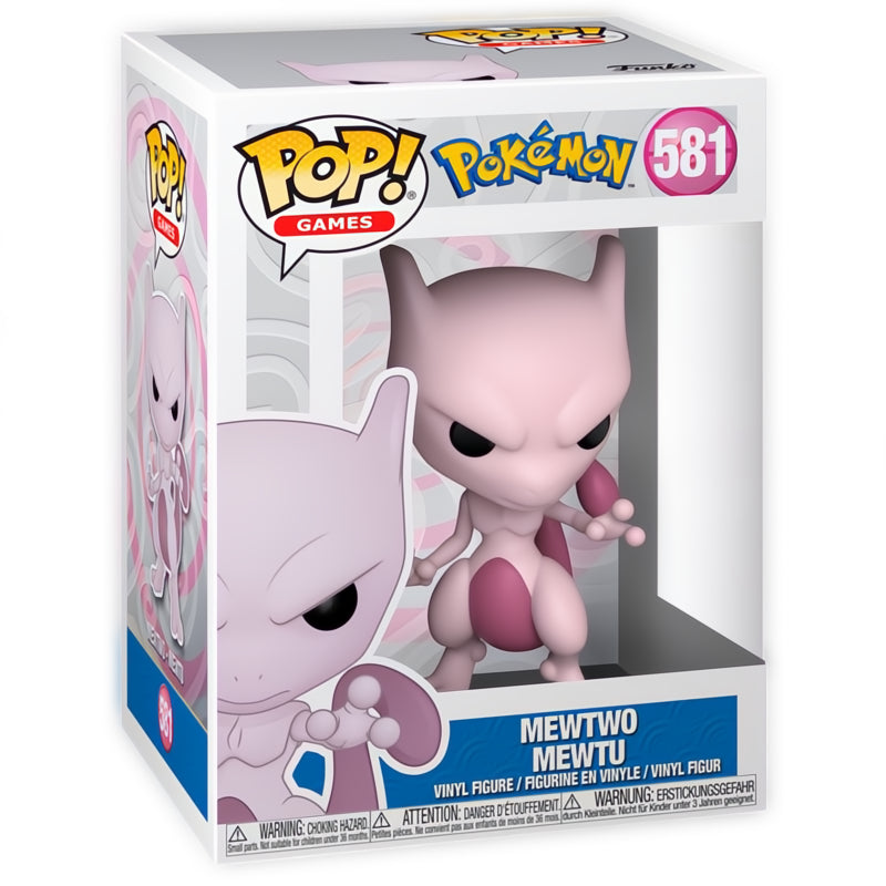 Funko Pop Mewtwo Pokémon figuur in doos