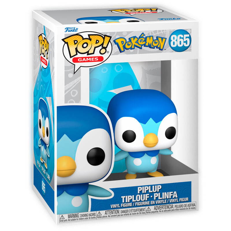 Funko Pop Piplup Pokémon figuur in doos