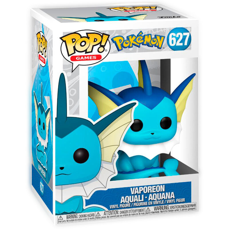 Funko Pop Vaporeon Pokémon figuur in doos
