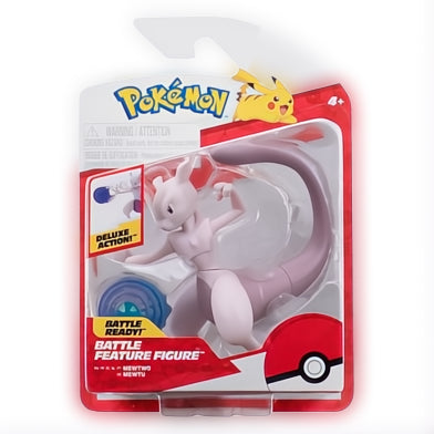Pokémon Mewtwo actiefiguur 4.5 inch battle feature officiële Pokémon speelgoed figuur