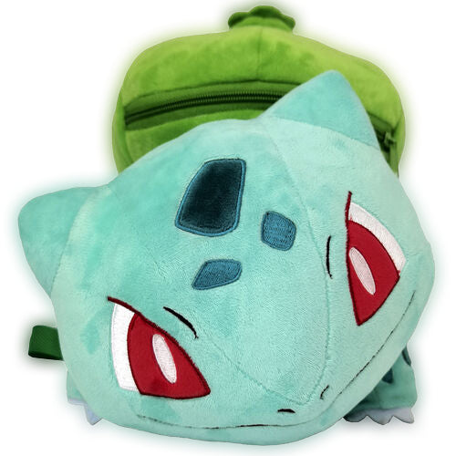 Pokémon Bulbasaur rugzak knuffel 36 cm zacht pluche tas voorkant