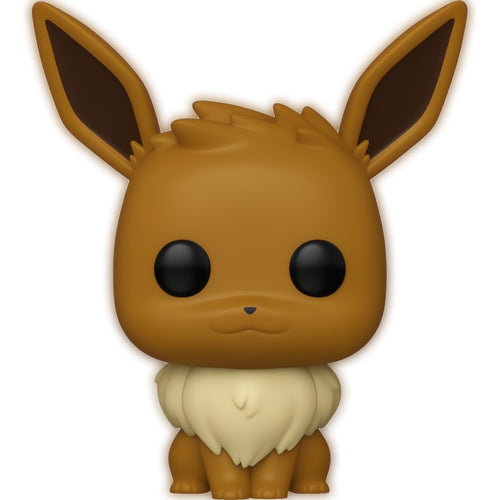 Pokémon Eevee Funko Pop! vinyl figuur uit verpakking van dichtbij