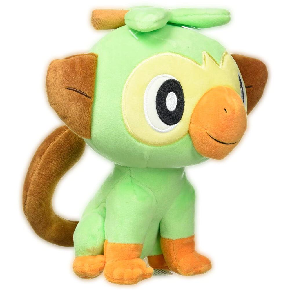 Pokémon Grookey knuffel 20 cm zacht pluche speelgoed