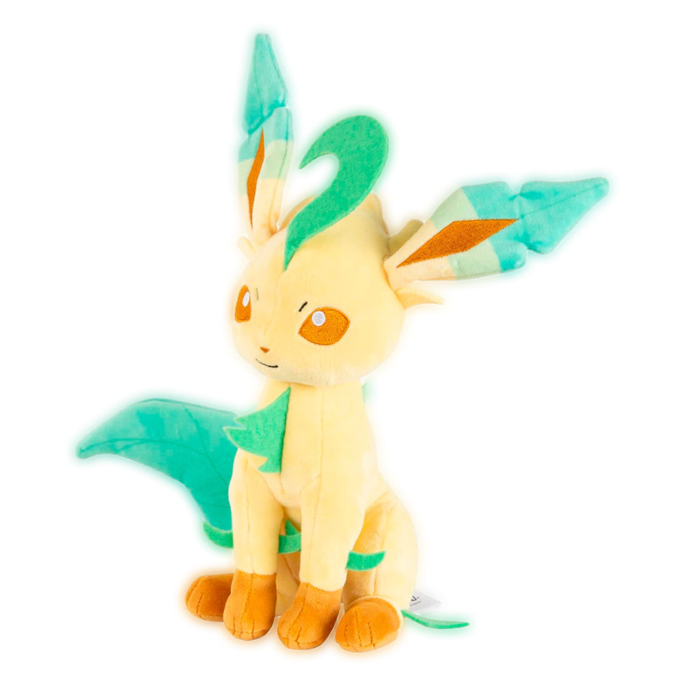 Pokémon Leafeon knuffel 23 cm zacht pluche speelgoed zijkant
