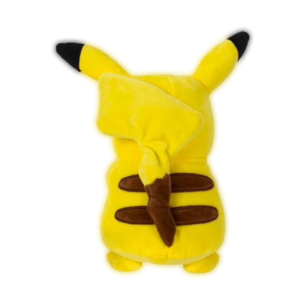 Pokémon Pikachu knuffel 20 cm met knipoog en pootjes voor zijn mond