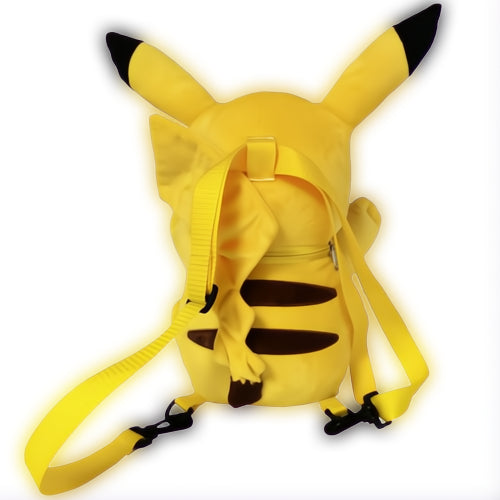 Pokémon Pikachu rugzak knuffel 36 cm zacht pluche tas achterkant