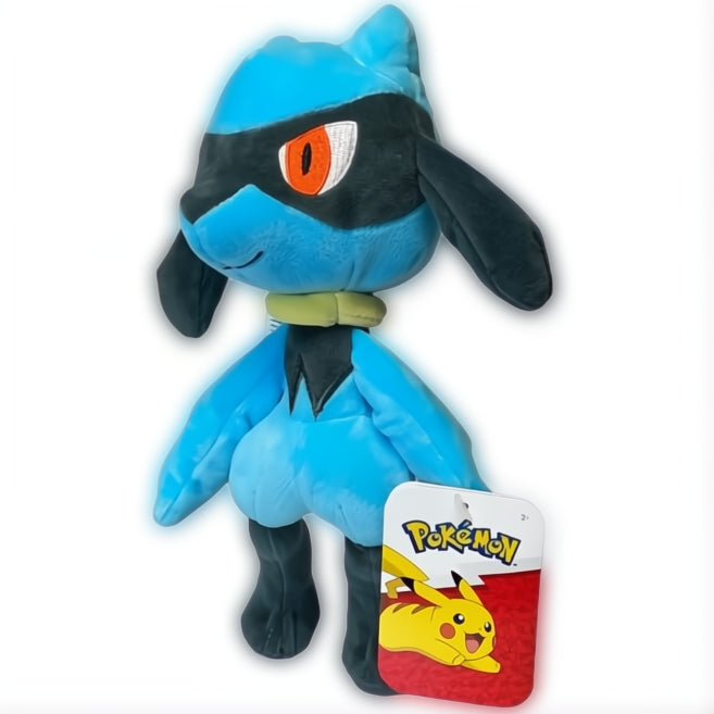 Pokémon Riolu knuffel 20 cm zacht pluche speelgoed zijkant
