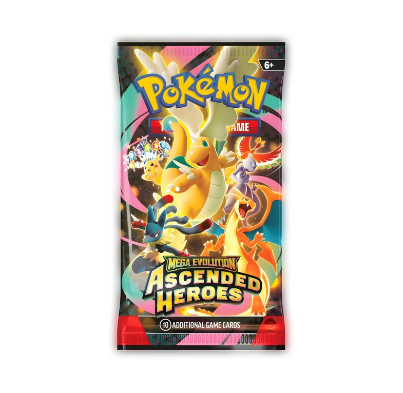 Pokémon Ascended Heroes booster pack sealed Pokémon kaarten 10 kaarten