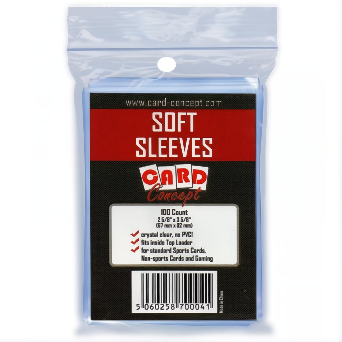Soft sleeves 100 stuks voor trading cards bescherming