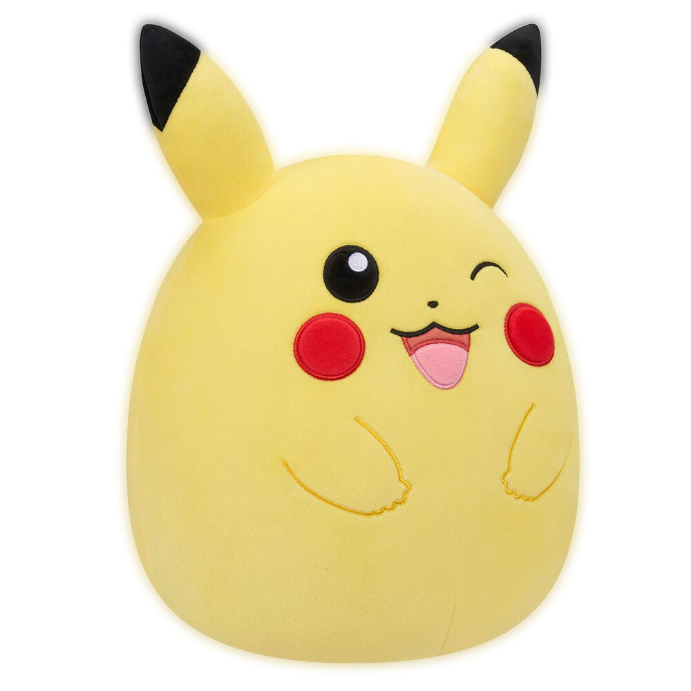 Squishmallows Pokémon Pikachu knuffel 27 cm zijkant