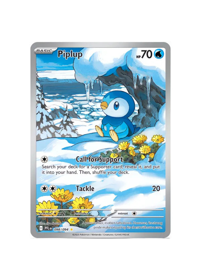 Piplup 098/094 Special Illustration Rare Pokémon kaart